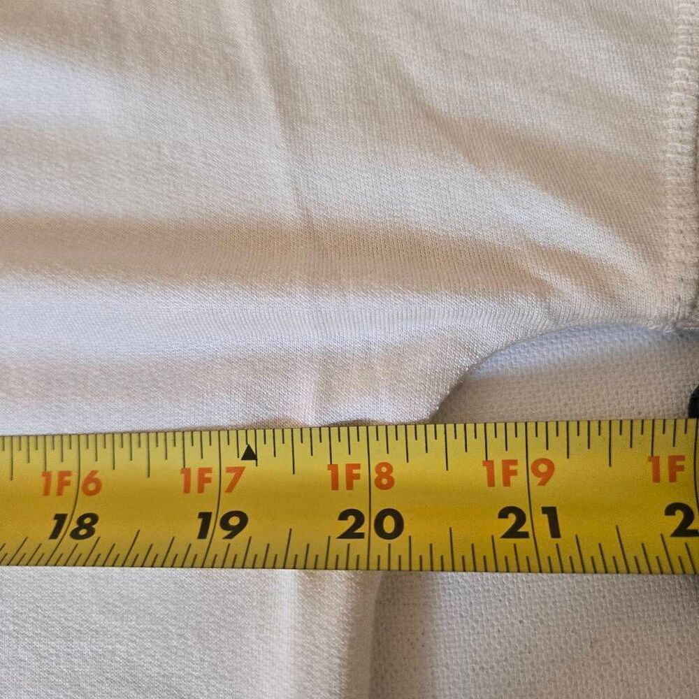 Athleta Womens Studio Barre Off Shoulder Long Sleeve Sweatshirt Cream Petite S - Picture 7 of 12